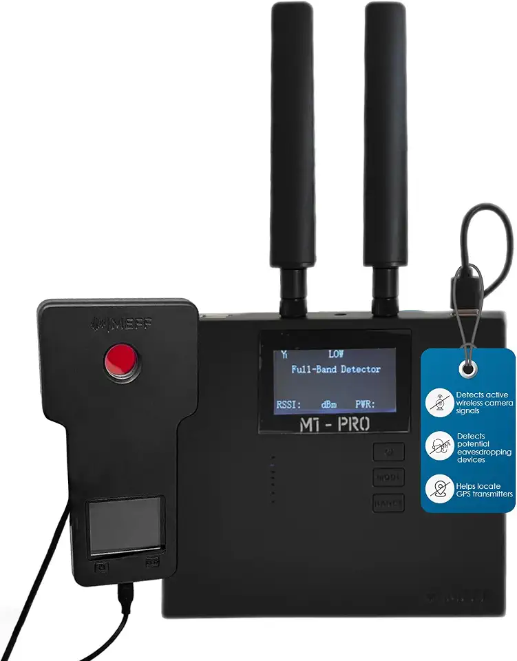 MEFF M1-PRO 0-20GHz TSCM Kit Hidden Camera, Bug & GPS Detector with Probes - B0FTHY63HM
