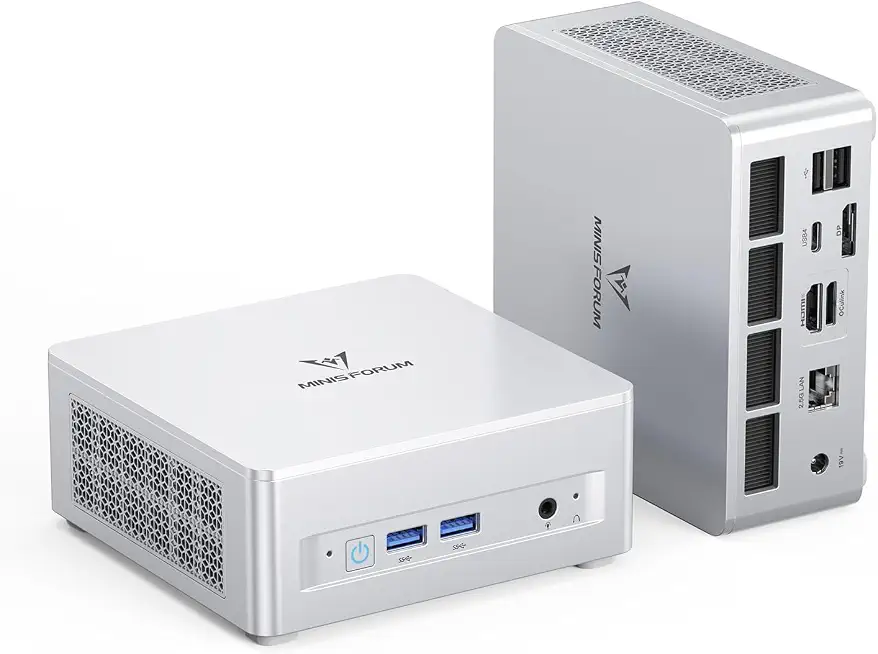 MINISFORUM UM880 Plus Mini PC AMD Ryzen 7 8845HS(8C/16T, up to 5.1GHz), 32GB DDR5 1TB - B0DYP6Z8RN