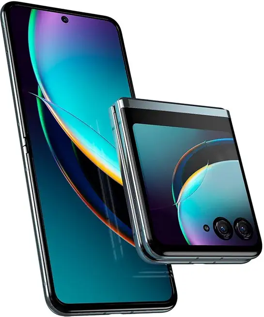 Motorola Moto Razr+ 2023, 256GB + 8GB RAM, Blue - Unlocked (Renewed) - B0CLYXX7LX