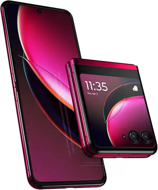 Motorola Moto Razr 5G, 256GB, Magenta - Unlocked (Renewed) - B0CGK4C54F