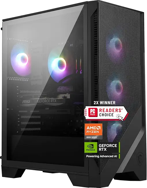 msi Codex Z2 Gaming Desktop, AMD R7-8700F, RTX 5070, 32GB DDR5, 2TB SSD - B0F15TM77B