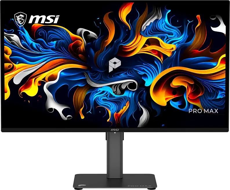 MSI PRO MAX 271UPX12G 27-inch 3840x2160(UHD) QD OLED Monitor,120Hz,DisplayHDR True Black 400,FreeSynch Premium Pro,HDMI,Display Port,USB-C, - B0H1K4TH67