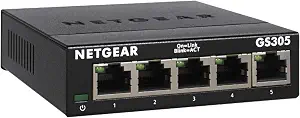NETGEAR 5-Port Gigabit Ethernet Unmanaged Network Switch (GS305) - B07S98YLHM