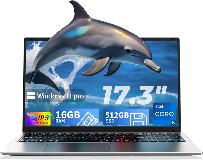 NIAKUN 17.3" Gaming Laptop Computer, 16GB RAM 512GB SSD, Core i5-7Y57 - B0HJ48G186