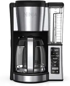 Ninja Fresh Brew Coffee Maker, 12 Cup Glass Carafe, Stainless Steel, CE251 - B07S98411N