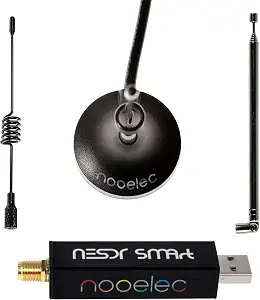 Nooelec RTL-SDR v5 Bundle - NESDR Smart HF/VHF/UHF (100kHz-1.75GHz) Software Defined Radio. Premium RTLSDR w/ - B01GDN1T4S