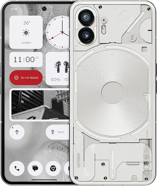 Nothing Phone (2) 5G - 6.7” LTPO AMOLED Display, 256GB + 12GB RAM, Glyph Interface, - B0C61WPKK1