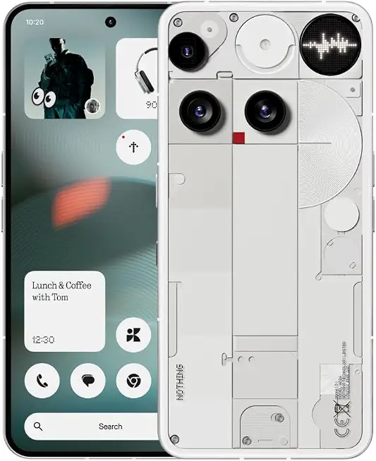 Nothing Phone (3) Cell Phone, 5G Unlocked Phones 256GB, Android 15, Snapdragon 8s Gen4, AI - B0F9XZD976