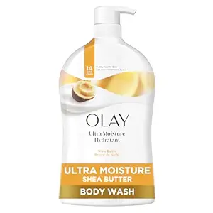 Olay Body Wash for Women, Ultra Moisture Shea Butter Scent, 33 fl oz - B00EWO10S6