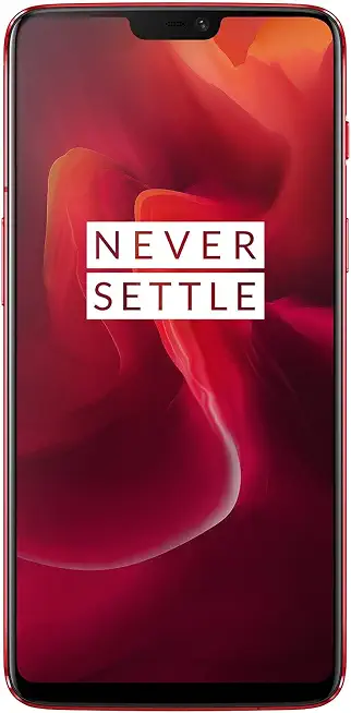 OnePlus 6 A6003 128GB Red, Dual Sim, 6.28", 8GB RAM, GSM Unlocked International Model, No - B07DRZ1KWJ