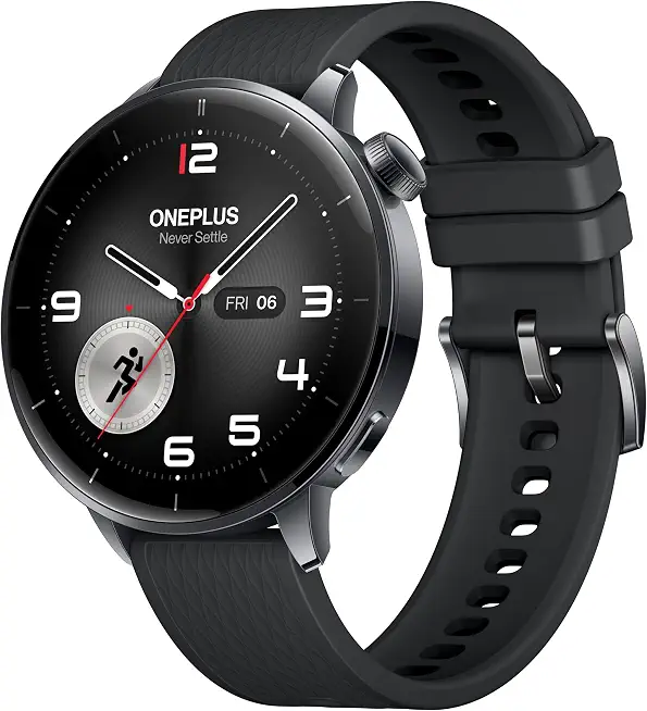 OnePlus Watch 3 43mm Black Steel, WearOS, Black Steel, 32GB Storage, 60h Battery Life, Bluetooth, - B0FDK2QHGH