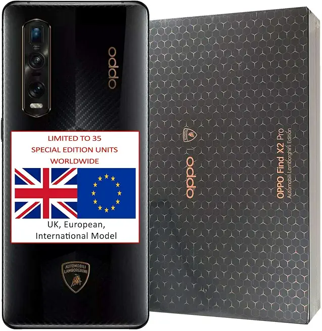 Oppo Find X2 Pro 5G (Lamborghini Automobile Edition) CPH2025 Single-SIM 512GB + 12GB RAM (GSM - B088V3PKMB