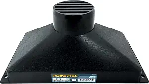POWERTEC 70169 Mini Gulp Dust Hood Collector with 4" ID Port - ABS Plastic Fitting - B01EY1NCM8
