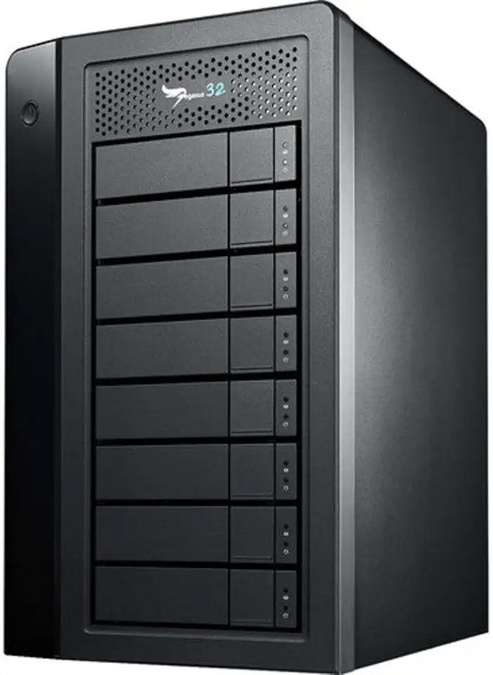 Promise Technology Pegasus32 R8 32TB (8x4TB) Hybrid Thunderbolt 3 or USB32 Direct Attached RAID Storage, - B07ZZZKXN9