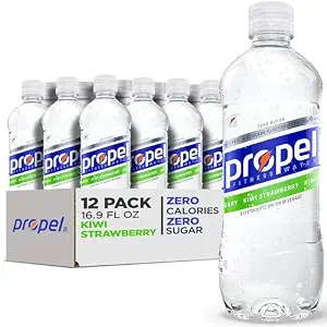 Propel, Kiwi Strawberry, Zero Calorie Sports Drinking Water with Electrolytes and Vitamins C&E, 16.9 Fl - B002U58PRI