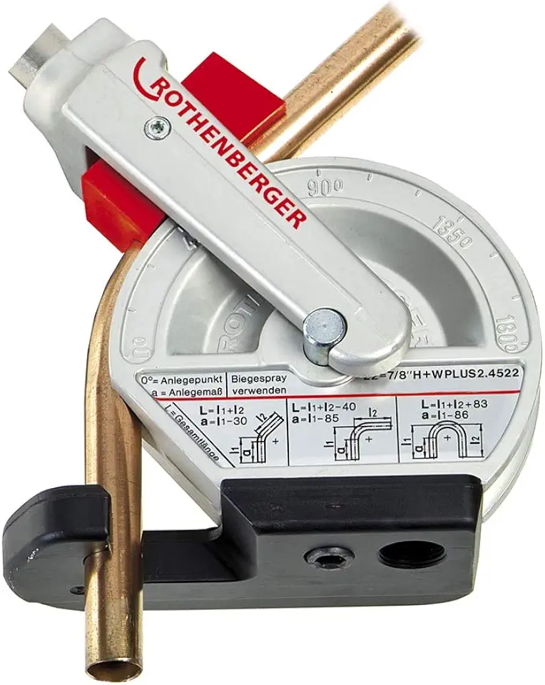 Rothenberger RoBend H+W Plus Set 1/2", 5/8", 3/4", 7/8" - For Copper, Stainless Steel, and - B001QF8AAU