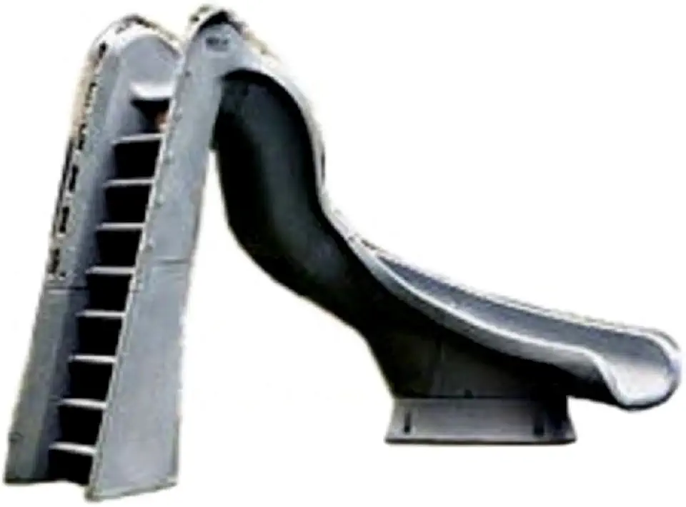 S.R. Smith 688-209-58224 TurboTwister Left Curve Pool Slide, Gray Granite - B002D48GVQ