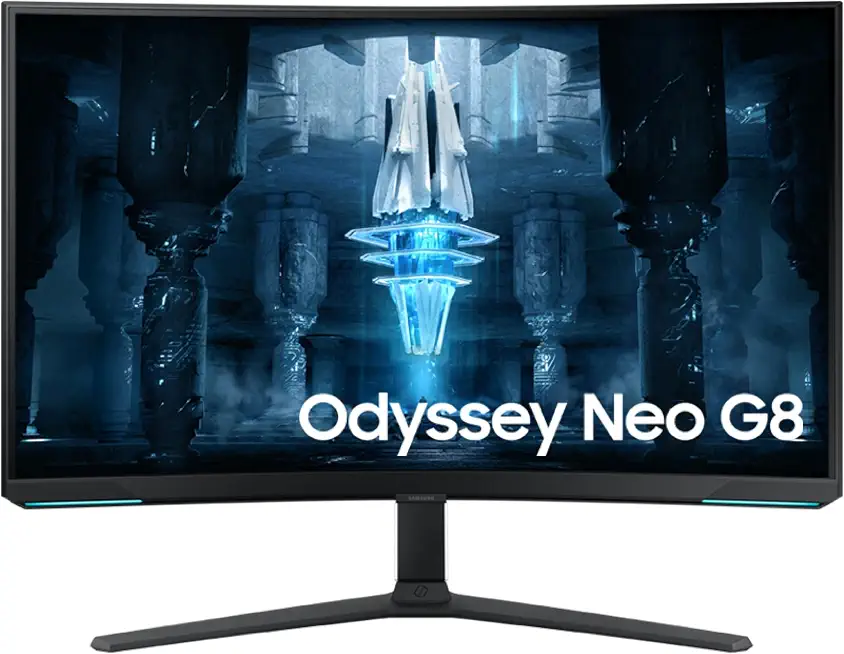 Samsung 32" Odyssey Neo G8 (G85NB) 4K UHD 240Hz 1ms G-Sync 1000R Curved Gaming Monitor, - B09ZH3WM47
