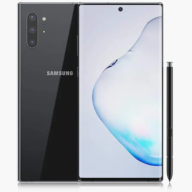 Samsung Galaxy Note 10+, 256GB, Aura Black - For GSM (Renewed) - B07Z41SMBJ