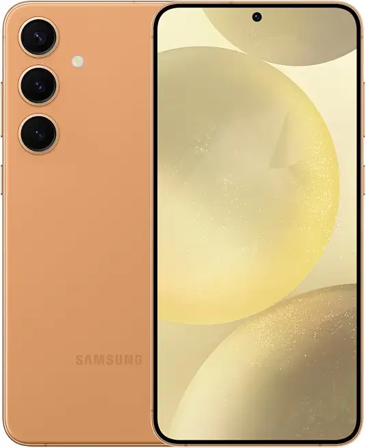 Samsung Galaxy S24 5G, US Version, 128GB, Sandstone Orange - Unlocked (Renewed) - B0D3JGXZXR