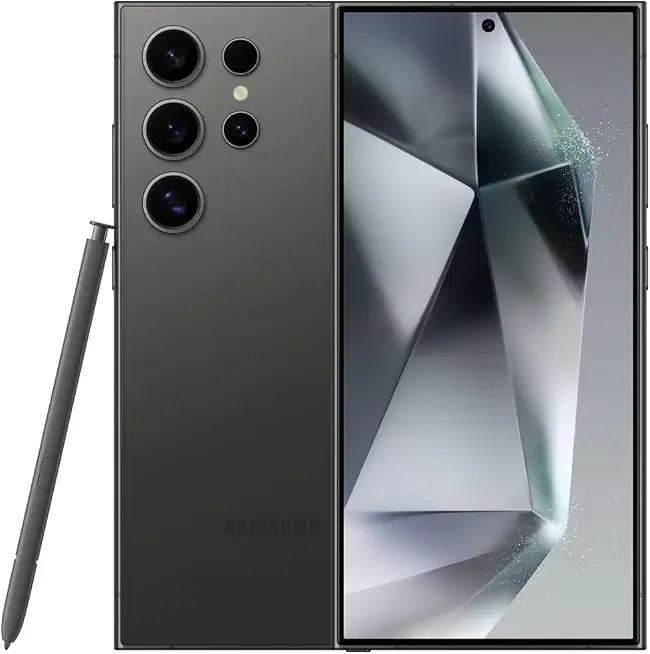 Samsung Galaxy S24 Ultra Cell Phone, 256GB AI Smartphone, Unlocked Android, 200MP, 100x Zoom Cameras, - B0DC4RW55L