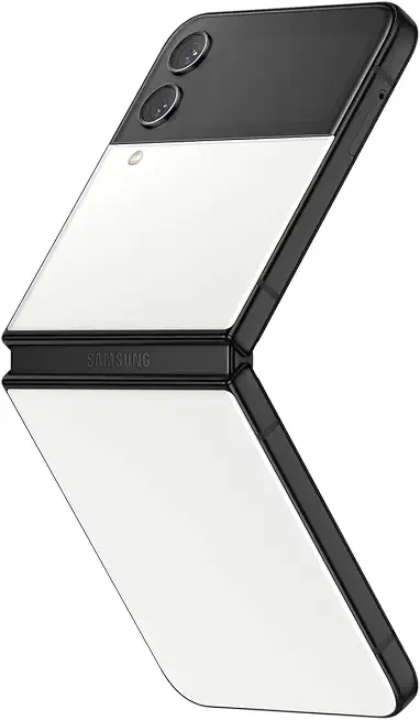 Samsung Galaxy Z Flip 4, 256GB, Black/White/White - Unlocked (Renewed) - B0BTMZ98BS