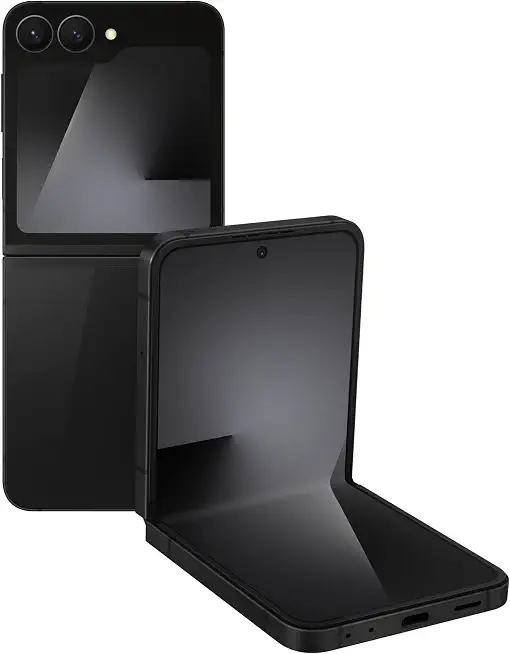 Samsung Galaxy Z Flip7 FE, 256GB, Black - Unlocked (Renewed) - B0FQ7VHL2L