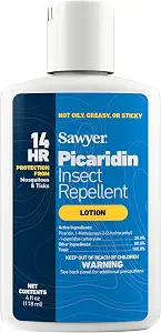 Sawyer Products SP564 Premium Insect Repellent with 20% Picaridin, Lotion, 4-Ounce - B00VV5KRD8
