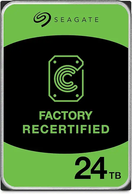 Seagate Exos X24 24TB Enterprise Hard Drive HDD SATA 6Gb/s 512MB Cache 7200 RPM 512e - B0DNNKNKS4