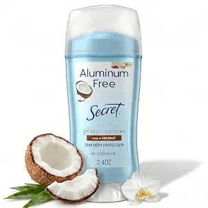 Secret Aluminum Free Deodorant for Women, Coconut, 2.4 oz - B07QT9XTBR