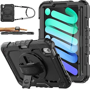SEYMAC stock Case for iPad mini 7 (A17 Pro) 2024/ Mini 6 8.3'' with Screen - B09GLW7VRD