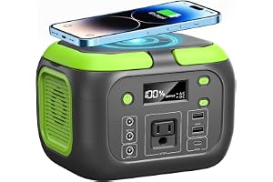 SinKeu 200W Portable Power Station, 155Wh Solar Generator for Camping | 18W USB-C; Dual USB-A - B0HFRKHMK8