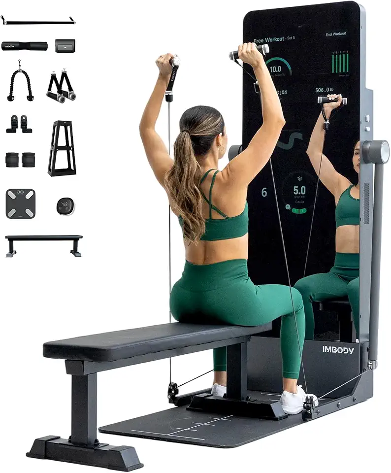 Smart Home Gym Fitness Mirror Power S Series - B0G6YZT5YT