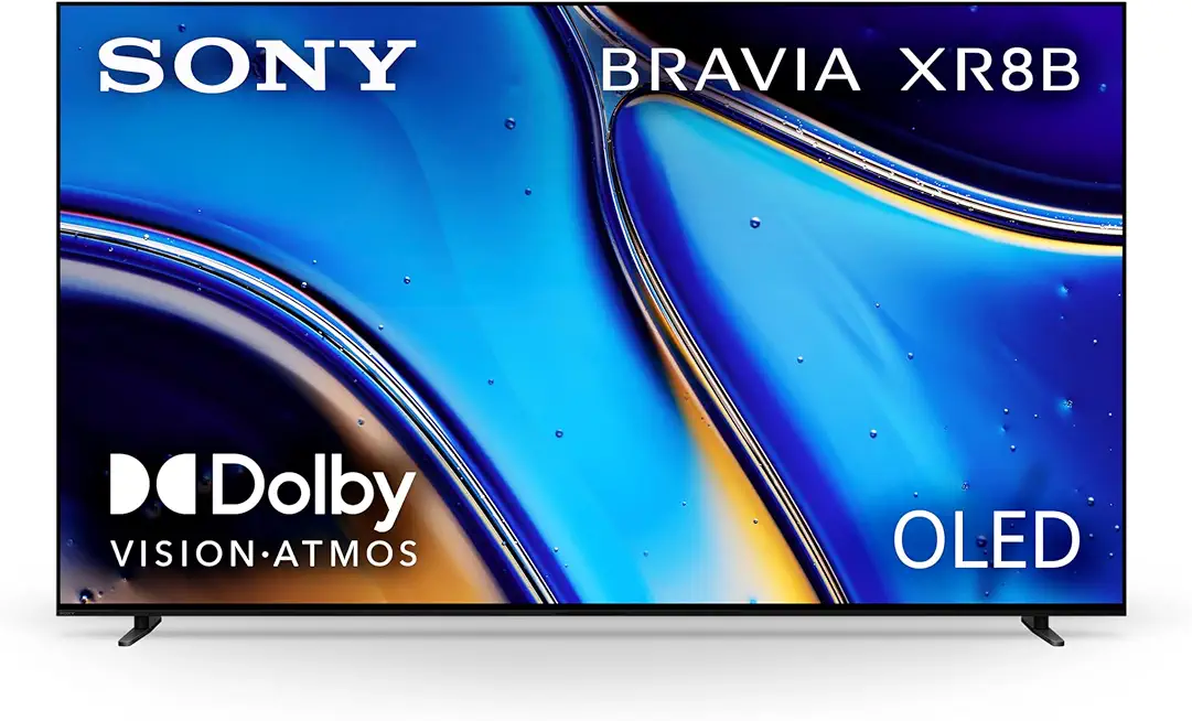Sony 77 Inch BRAVIA XR8B OLED 4K HDR Smart Google TV (K-77XR8B) - B0FHYCR41F