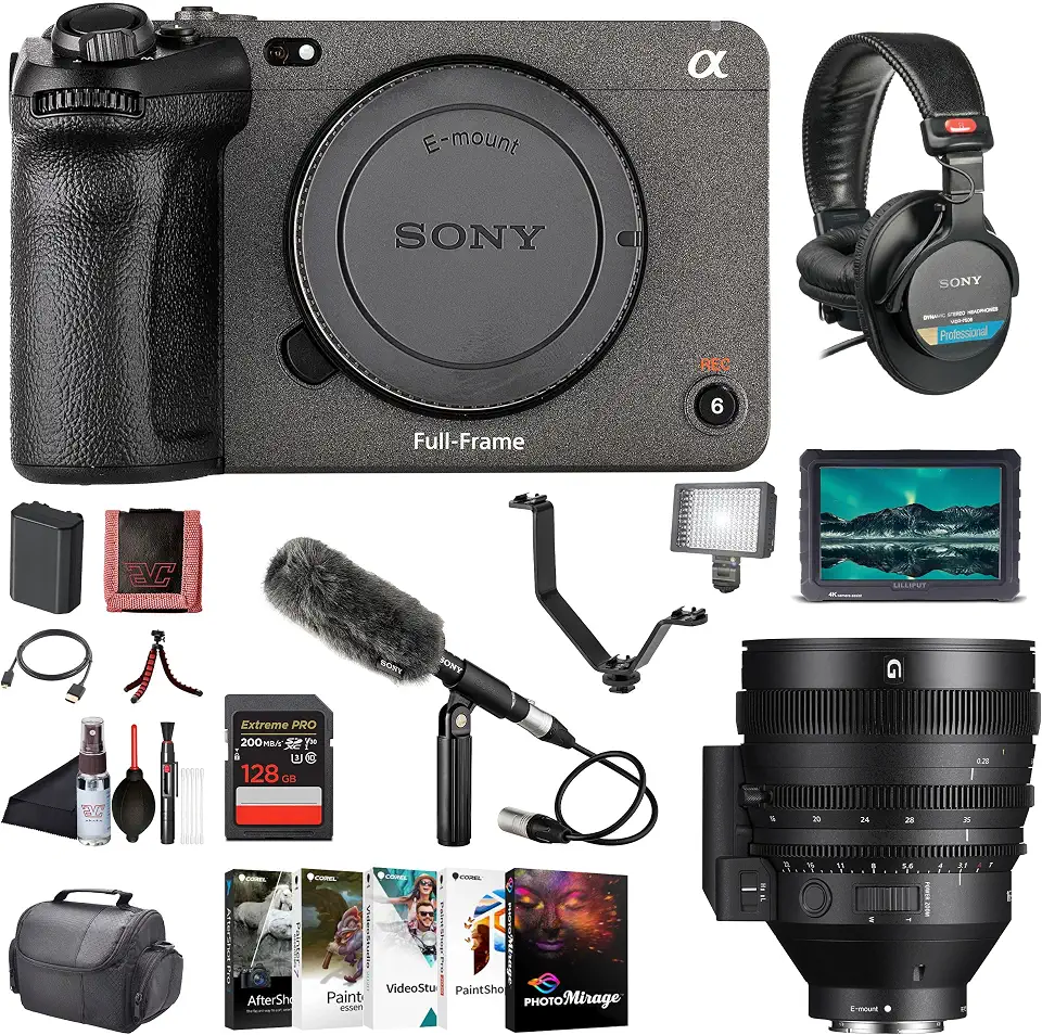 Sony FX3 / FX3A Cinema Camera with 16-35mm T3.1 Lens Bundle - B0CS4T2S59