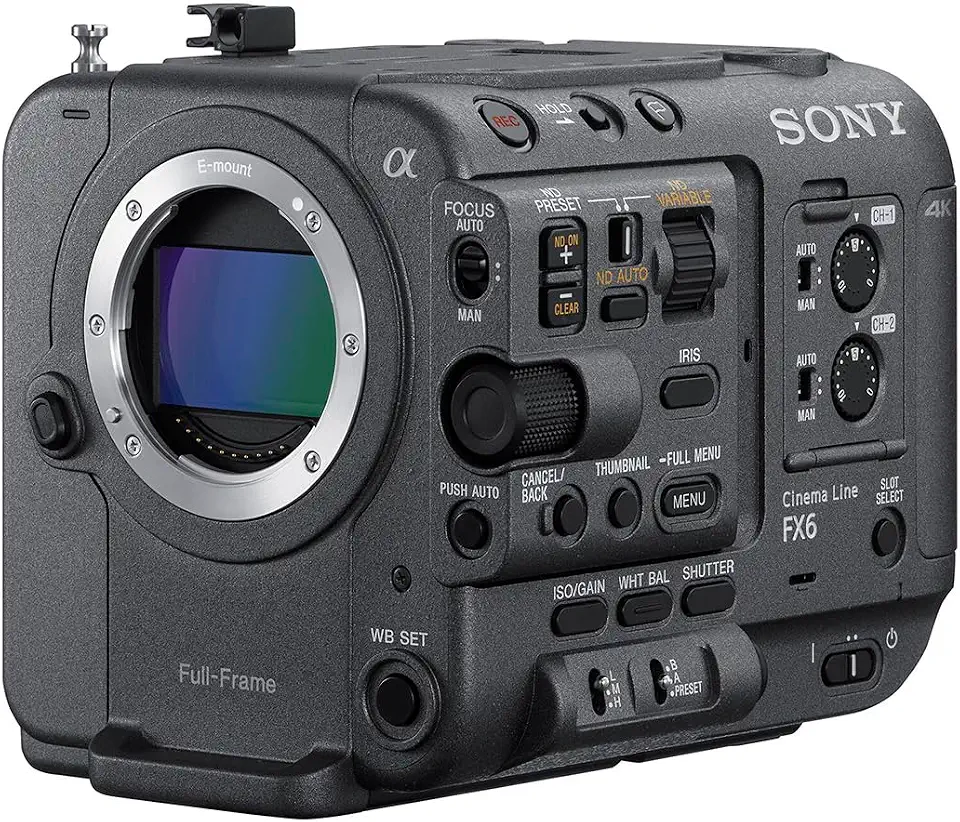 Sony ILME-FX6 Cinema Line Full-Frame Camera, Up to 4:2:2 10-bit5 QFHD 4K 120p, DCI up - B08NSHMG8X