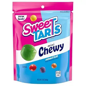 SweeTARTS Mini Chewy Mixed Fruit Flavored Candy, Resealable Bag, 12 oz - B007UQUSF4
