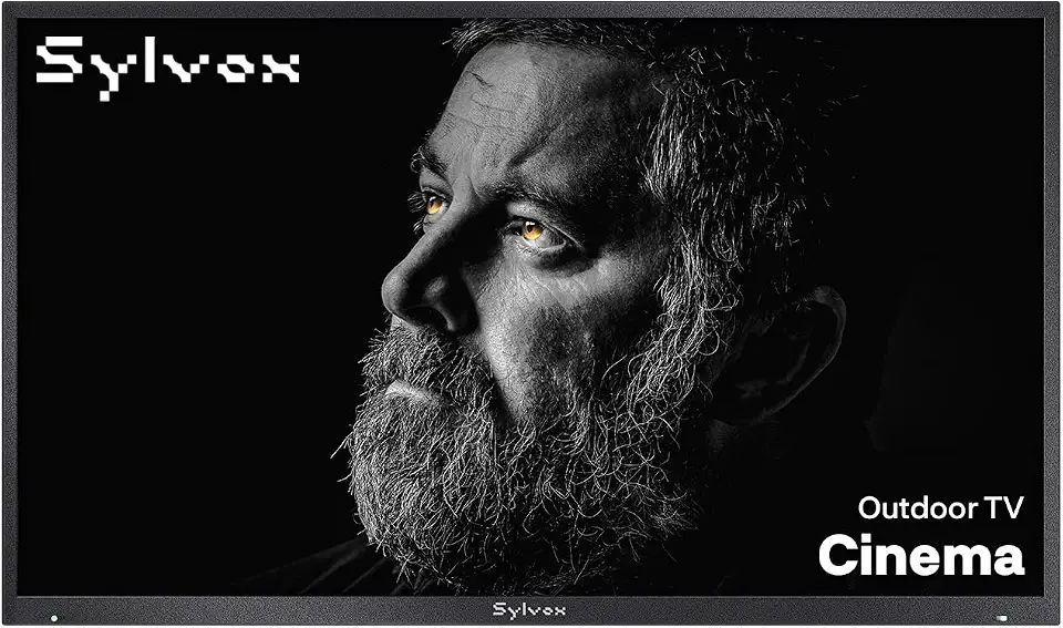 SYLVOX Full Sun Outdoor TV, 75'' Mini LED QLED, 2000 Nit, 120Hz, Waterproof - B0FNC3R9FB