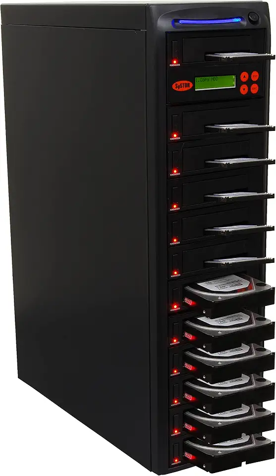 Systor 1:11 HDD/SSD Hard Drive Duplicator/Eraser - 36GB/Min - SYS611DP - B07J683TY5