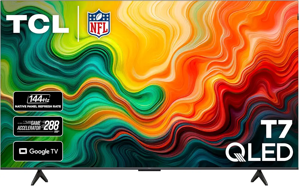 TCL 65 Inch T7 Series 4K 144Hz QLED Smart Google TV, 65T7 (Latest Model) - B0FTT5B1C3