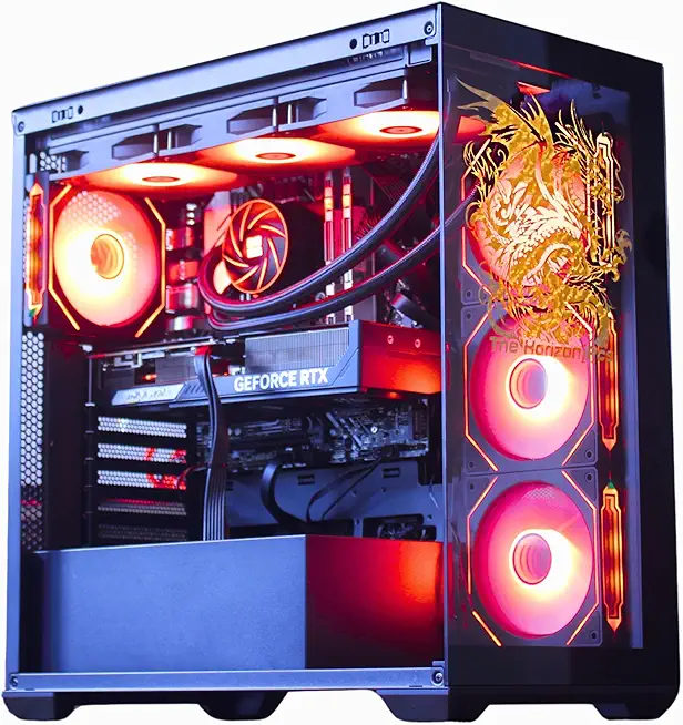 The Horizon Autherium Dragon RGB I9 RTX Gaming PC || 64GB RAM || 5TB Storage - B0F5N6JKTY