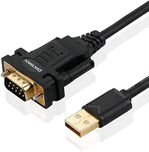 USB to RS232, USB Serial Adapter with FTDI Chipset,USB 2.0 to Male DB9 Serial Cable - B0759HSLP1