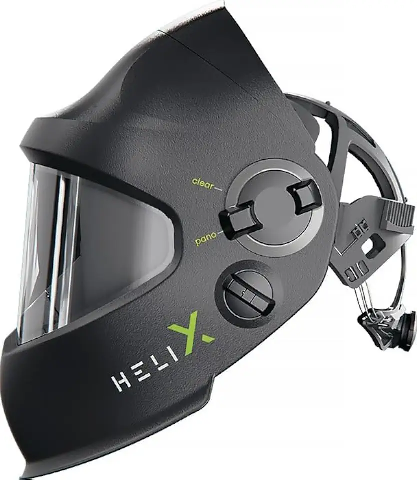 Welding Helmet Helix Quattro Slide Up Helmet 50 x 100 (Per Headband Setting) mm - B0CVFD1Z37