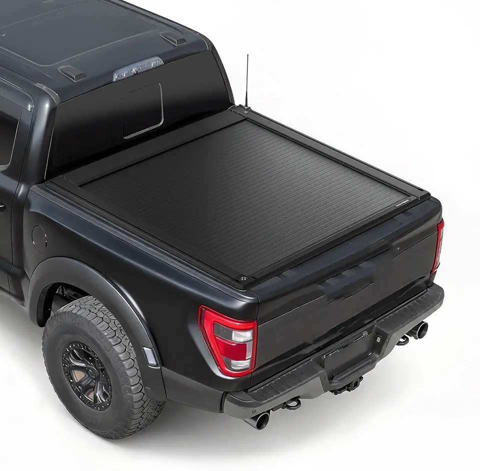 WOLFBOX Power Tonneau Cover for 2017-2027 Ford F-250 F-350, 6'10" Bed - B0HHMC2W6R